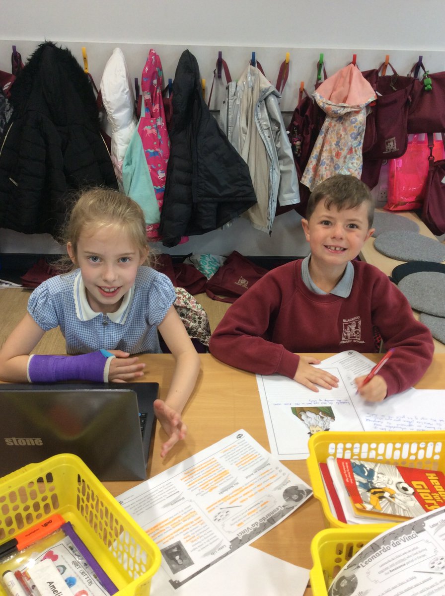 The new Da Vinci class really enjoyed learning about their new class artist <a href="/BlackrodPSch/">Blackrod Primary</a>