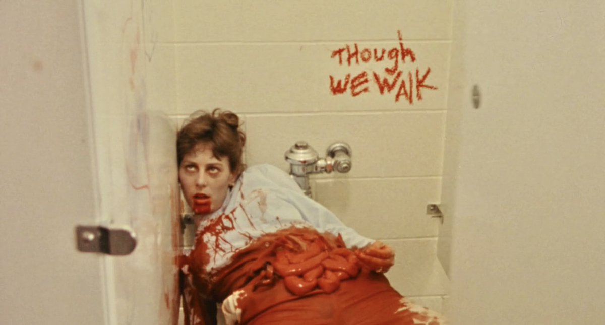 EugWSerra's tweet photo. On July 13, 1984, Splatter University was released. #SplatterUniversity #ForbesRiley #DickBiel #RicRandig #KathyLaCommare #JohnEliasMichalakis #LauraGold https://t.co/EwESA7dcOx