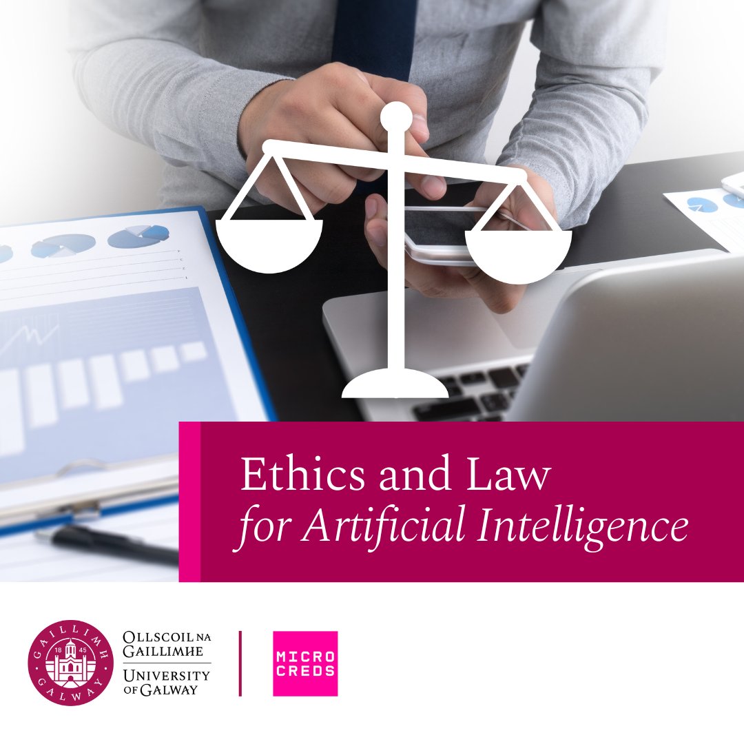This 12-week, online #Microcredential will provide complementary discussions of legal and ethical perspectives on pertinent AI-related issues for #managers 

Find out more: bit.ly/3rmg0D2

@MicroCreds #MicroCredsIE