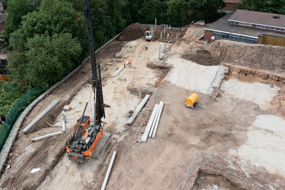 Work is progressing well at our Victoria Avenue site in Manchester. This scheme will deliver 25 #SocialRent & #AffordableRent Homes, in partnership with John Southworth Builders, @_markhams and @ThorntonFirkin.