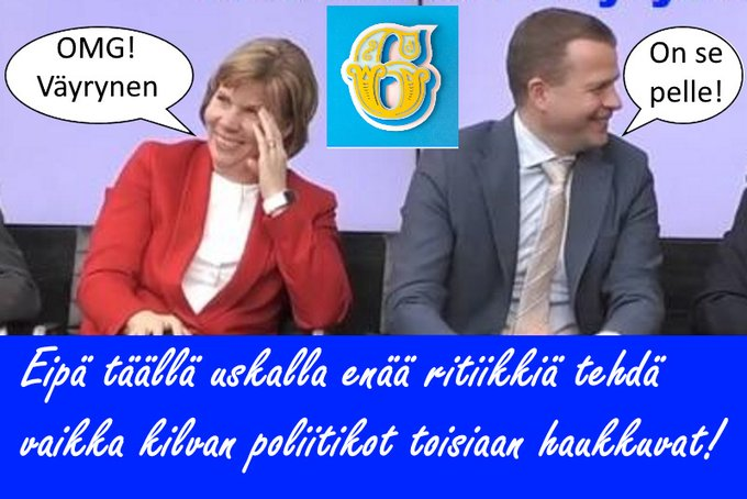 Riitikko's tweet photo. @LiljaJanne @anna_maja Ei sinullakaan puhtaat jauhot pussissa! https://t.co/yR3YGayj0k