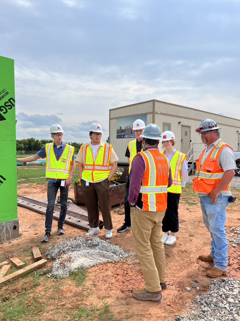 guernsey_us's tweet photo. Summer fun with our amazing interns. We were out in Newcastle checking on the new fire station where our great build partners Lingo, gave a quick lesson on building a mock-up. Looking forward to one of our next stops in Midwest City!
#buildwithlingo #internship #Guernsey https://t.co/mciOApcSuB