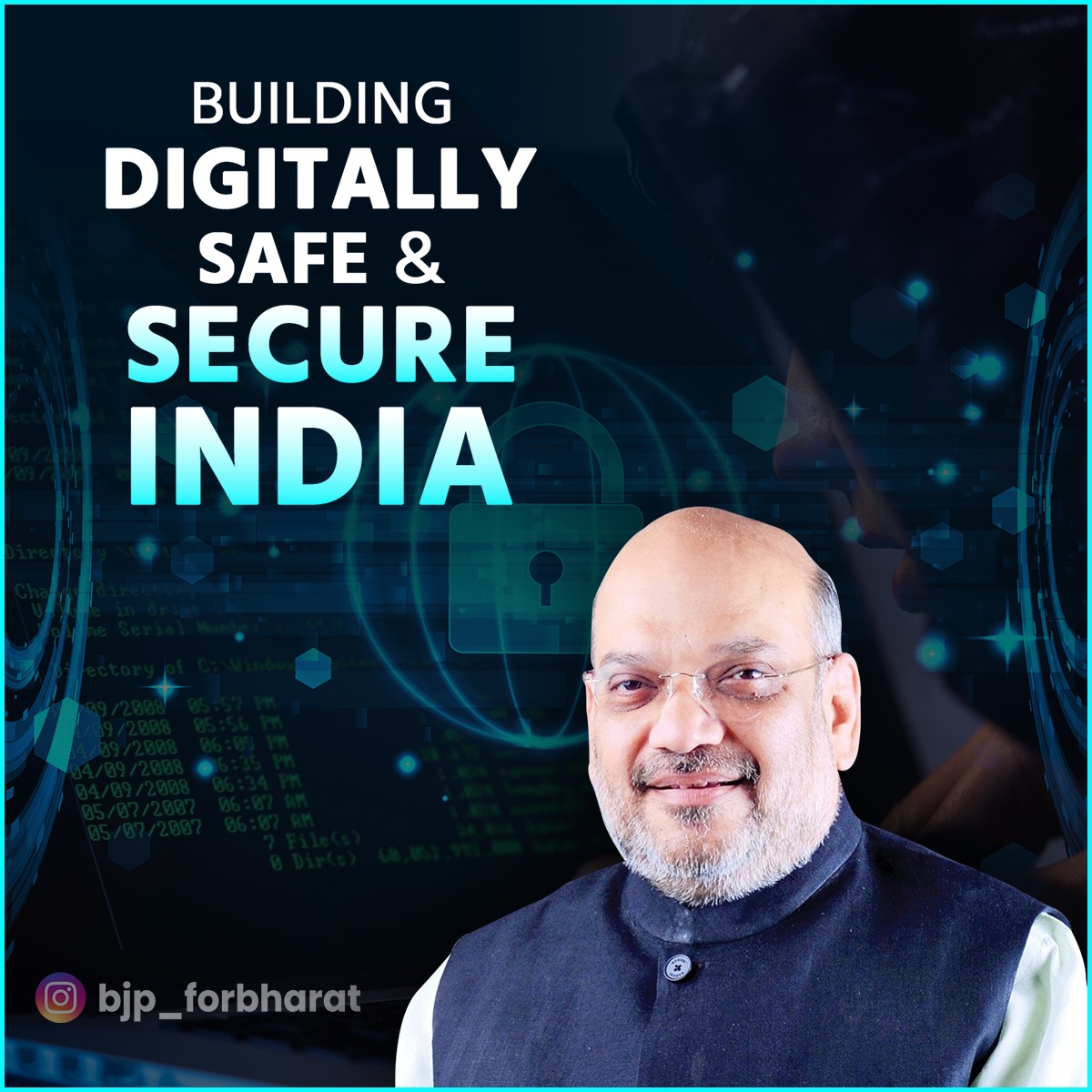 Amit Shah and PM Modi ensure a secure future for India in cyber space

#CCTNS #CyberCrime #CyberHygiene #CyberSpace #RealTimeReporting #AmitShah #FansOfAmitShah #TeamAmitShah #bjp #JahanShahWahanRaah #bjp4india  #bjp_forbharat
