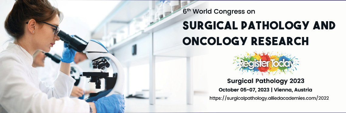 We delightfully welcome you to our conference on " Surgical Pathology Congress 2023" held on October 05-07, 2023 in Vienna, Austria.
To participate in our conference, kindly submit your abstract:surgicalpathology.alliedacademies.com/abstract-submi…
Contact:
oncologycare@surgerycongress.com
+44 7418 603803