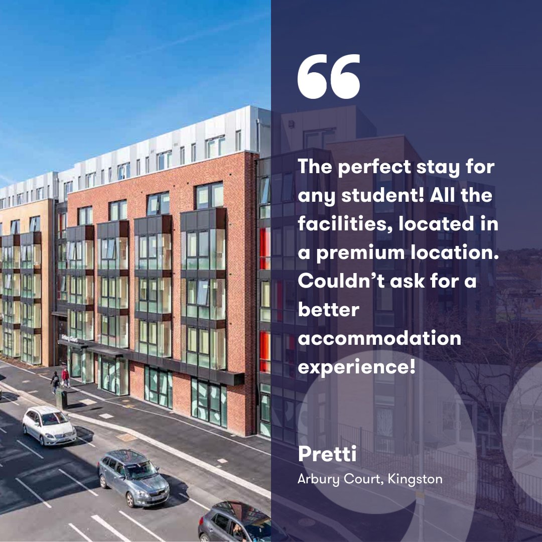 Testimonial Thursday! Thanks, Pretti! 

 Arbury Court has a range of amenities, from common rooms and study spaces to gyms and games areas. 🏋️📖 Wherever you are, settling in is easy.

#thursdaytestimonial #apartofarburycourt