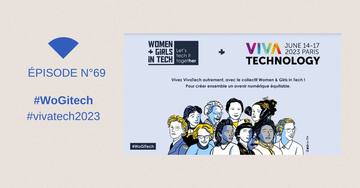🎙️ En direct de #Vivatech23 avec @SolenneBLG et @SANDDELA Plus de femmes dans la #Tech, impact social et formation des entreprises... Découvrez les actions de #WoGitech. Écoutez l’épisode 👉 bit.ly/3PVIGgf #WomenInTech #Inclusion #Equality #DigitalTransformation