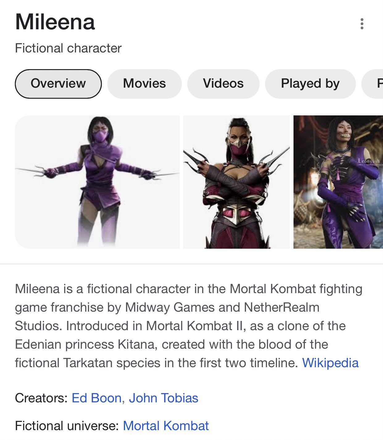 Mileena - Wikipedia