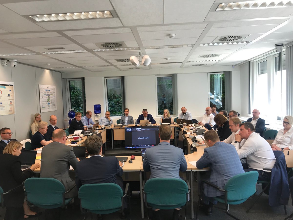 .<a href="/RailBaltica/">RailBalticaOfficial</a> can blaze a trail for the modernisation of railway systems. Extending European gauge for safe &amp; sustainable rail transport in Europe. #TEN_T

Sharing experience with Ukraine &amp; Moldova at high-level meeting - European Coordinator <a href="/CatTrautmann/">Catherine Trautmann</a> with 🇪🇪🇱🇻🇱🇹🇵🇱🇺🇦🇲🇩