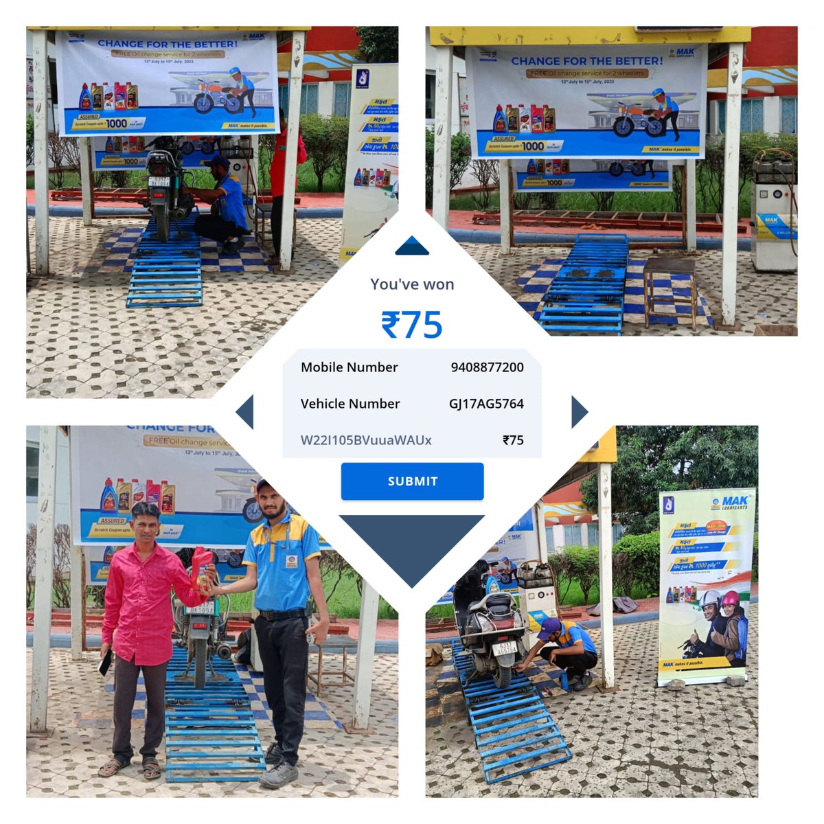 Cleanliness begins at home! BPCL Vadodara is driving QOC campaign which improves the engine and cleans the environment. And customers benefit the cashbacks !!! #SwachhtaPakhwada