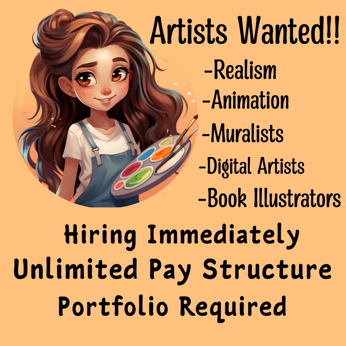 Outcasted Creations LLC has been growing exponentially fast and we are looking for employees to grow with us! We have guaranteed work and provide opportunities more then just illustrating. Reach out to me directly for more details on hours, pay structure and application forms!