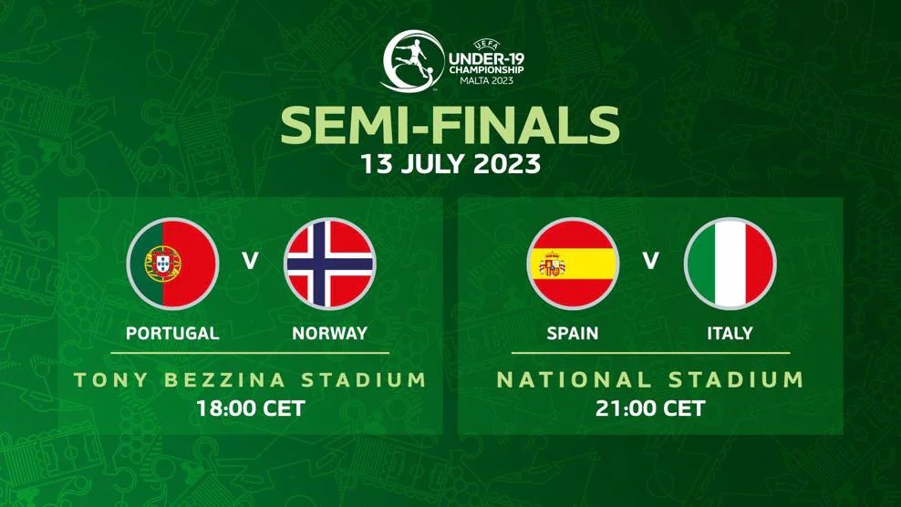 toMMilanello's tweet photo. 🇪🇺 Agli Europei Under 19 è tempo di semifinali.
⚽️ Alle 18:00 #PORNOR apre la serata.
🇮🇹 Ma l’attesa è tutta per i nostri #Azzurrini: alle 21:00 #SpagnaItalia in diretta su @RaiSport +HD con telecronaca di Giacomo Capuano e Roberto Rambaudi.
Forza ragazzi!!!
#U19EURO https://t.co/Jeq7Xxl9Fu