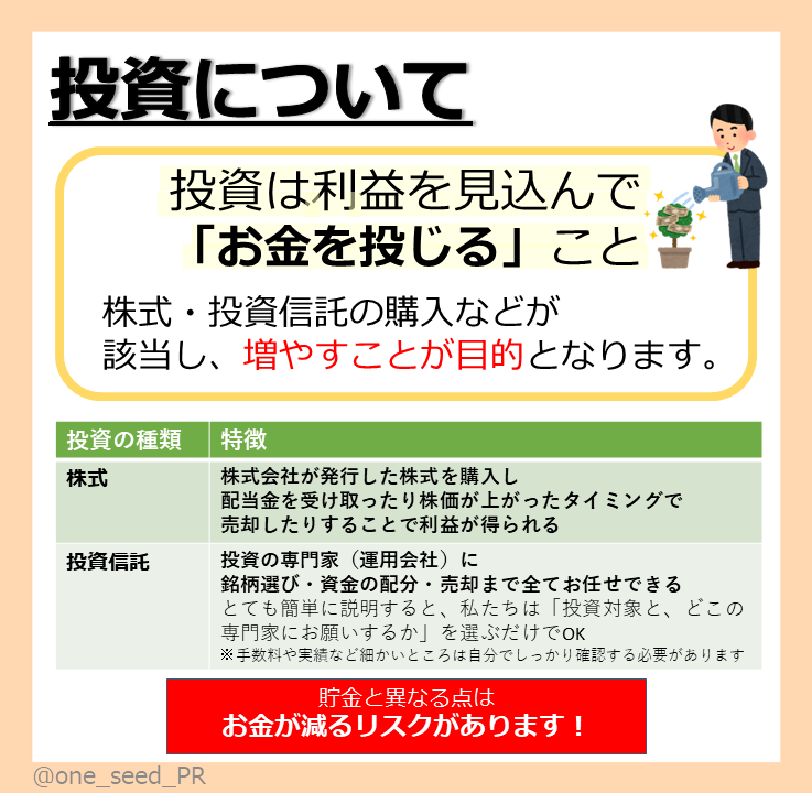 one_seed_PR's tweet photo. こんにちわんしーど🌱
今回は少しジャンルを変えて、お金に関する記事をまとめました🤫
お金の貯め方とか使い方について教わる機会ってないですよね？
個人的には資産形成を考えるってとても大事なことだと思うんですよね😳
これを機に自分の資産形成を考えてみませんか？
詳細は画像をチェック📸 https://t.co/JbQfzqFcBE