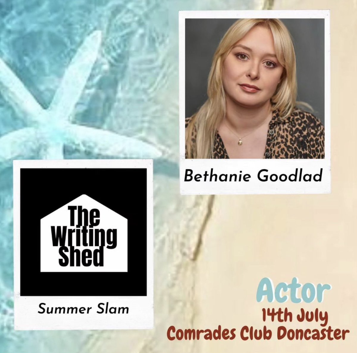 bethaniegoodlad's tweet photo. Only one more day to go until @ShedWriting Summer Slam!

Can’t wait to perform new writing ‘Just About Managing’ by @Amyrbh1 with @FlatleyKellie! 🙌 

📆 Friday 14th July 2023 at 7:45pm
(doors open at 7:30pm) at Comrades Club Doncaster 
🎟️ Free https://t.co/BJc4pe3onm