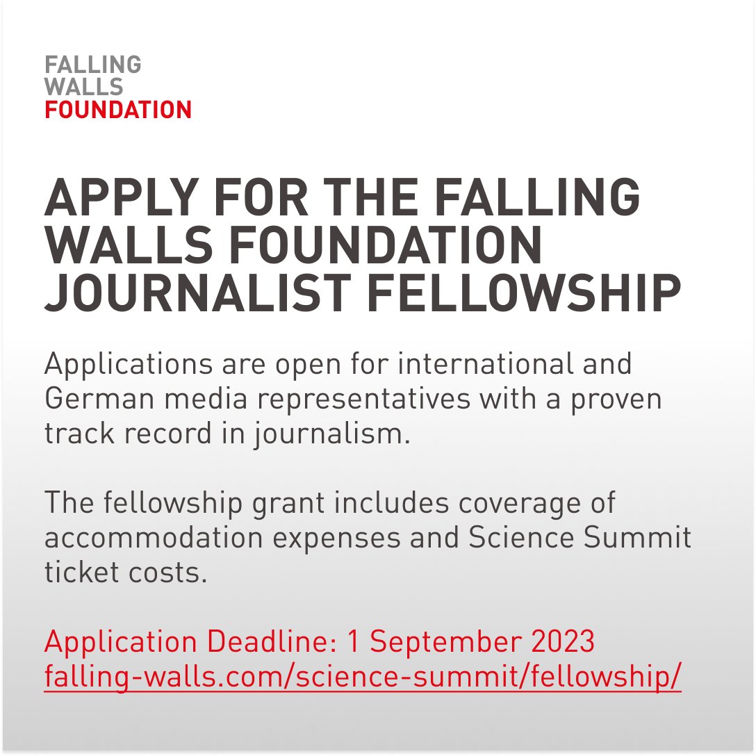 Falling Walls tweet media