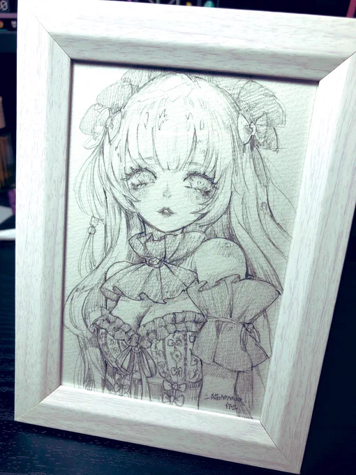 ミニ原画一つ完成
#イラスト #アナログイラスト #夏の創作クラスタフォロー祭り 