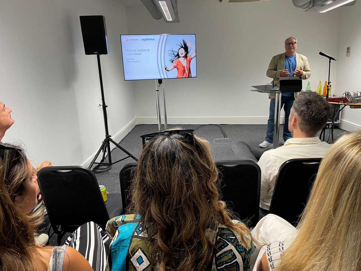 Yesterday, we had the pleasure of hosting Owen Taraniuk, <a href="/Sitecore/">Sitecore</a> SVP of Global Partners, at our summer conference in our new Shoreditch HQ ✨ ☀

It was truly inspiring to hear about the exciting developments ahead at Sitecore.

Thank you for joining us, Owen! 👏 😁