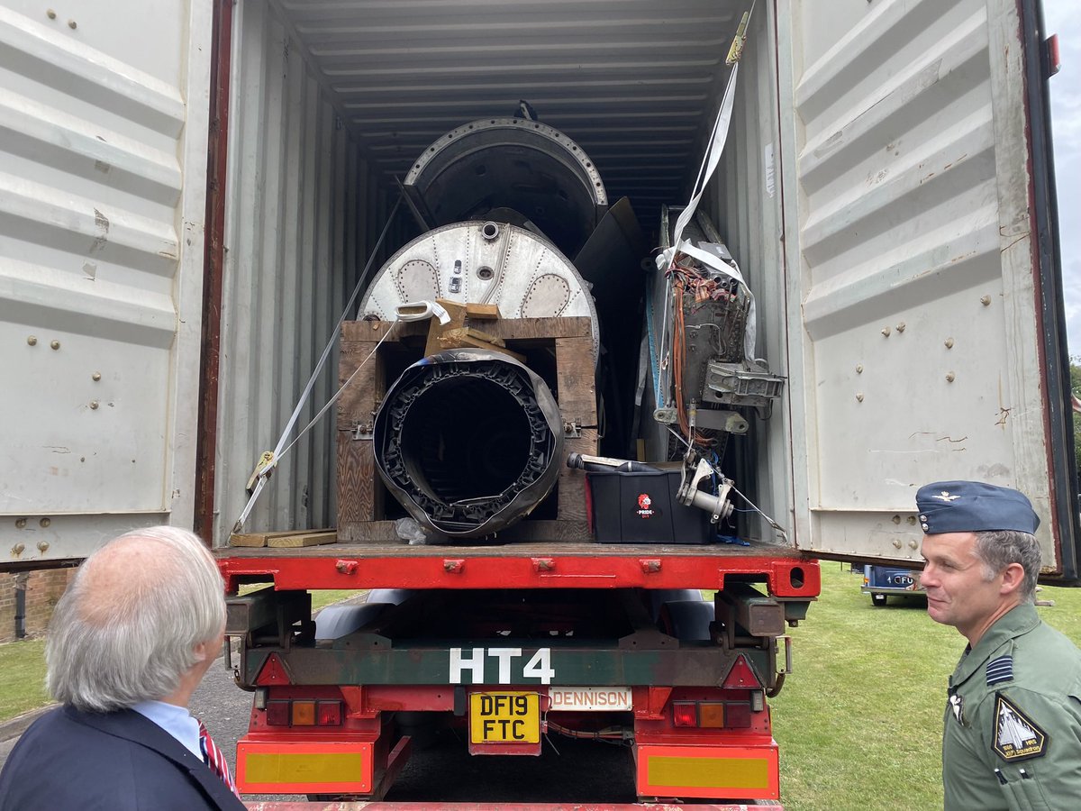 Airfix's tweet photo. We're going to need more glue...

This is an unboxing like no other!

Air Vice-Marshal George Phillip Black, CB, OBE, celebrated his 91st birthday this week. His son, @BlickyIan arranged a special day for his father - the arrival of Lightning XP693 to the former RAF Binbrook! https://t.co/1t5KBWwtiW