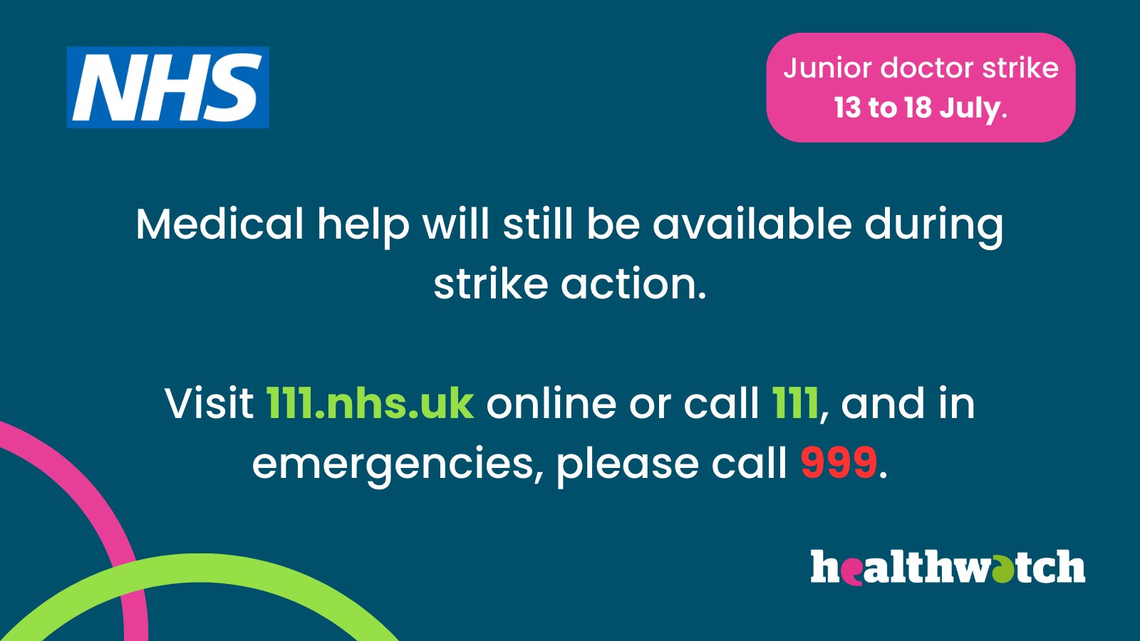 healthwatch-england-on-twitter-during-strike-action-emergency-care