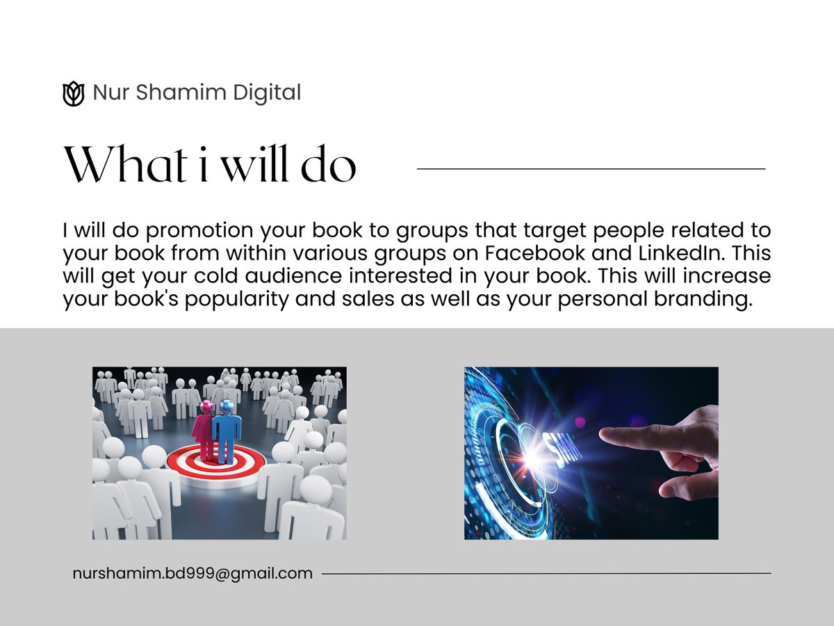 NurMarketer's tweet photo. 📖Organic Book Marketing on social media📔

Contact 🧿 nurshamim.bd999@gmail.com
WhatsApp https://t.co/sKakWgyUW5

👉Portfolio https://t.co/0XO0SSg3mU

#bookpromotion #authorcommunity #authors #amazonbooks #Trending #AmazonKDP #AmazonKindle https://t.co/sPLDHvLklO