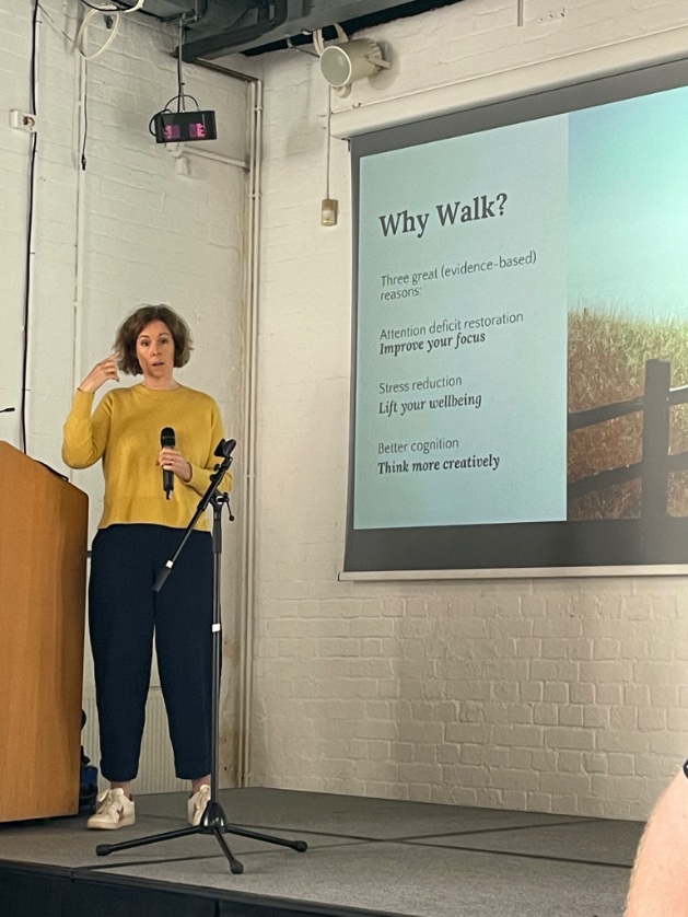 Ashra Khanom (@akhanom4) on Twitter photo <a href="/welshcrucible/">Welsh Crucible</a> <a href="/KateTapper1/">Kate Tapper</a>
Humans biologically wired to walk and think. Hence walking is great for developing creative & happy researchers 😎 <a href="/welshcrucible/">Welsh Crucible</a> <a href="/KateTapper1/">Kate Tapper</a>
Humans biologically wired to walk and think. Hence walking is great for developing creative & happy researchers 😎