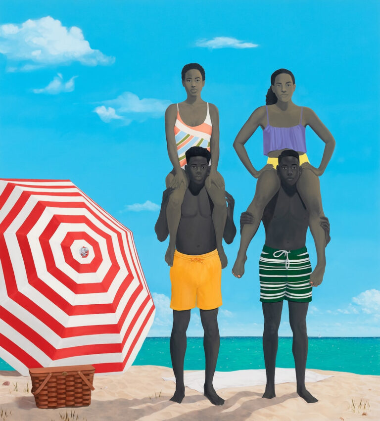 womensart1's tweet photo. Precious jewels by the sea , 2019 by US painter Amy Sherald #WomensArt #July #Summer https://t.co/X2HOUKGaa0