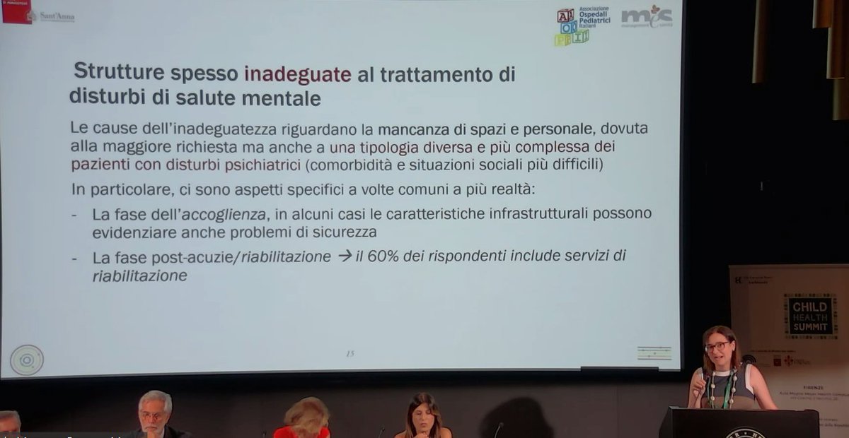 The European House - Ambrosetti (@ambrosetti_) on Twitter photo #ChildHealthSummit
Milena Vainieri <a href="/ScuolaSantAnna/">ScuolaSantAnna</a> "Strutture spesso inadeguate a fronte di una richiesta più complessa e diversificati dei pazienti." Questo è il dato complessivo che emerge da survey <a href="/AopiOspedali/">AOPI Associazione Ospedali Pediatrici Italiani</a> #ChildHealthSummit
Milena Vainieri <a href="/ScuolaSantAnna/">ScuolaSantAnna</a> "Strutture spesso inadeguate a fronte di una richiesta più complessa e diversificati dei pazienti." Questo è il dato complessivo che emerge da survey <a href="/AopiOspedali/">AOPI Associazione Ospedali Pediatrici Italiani</a>