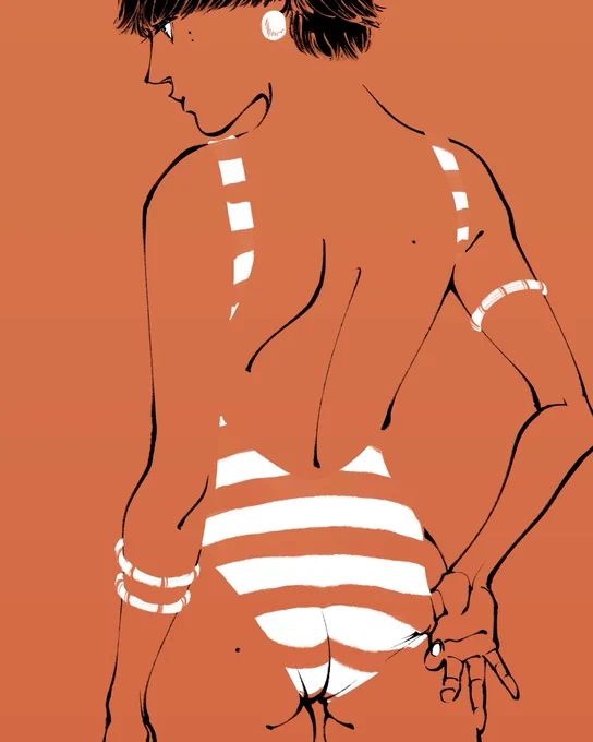 「夏の本番2」 心まで熱くする  良い尻が描けた