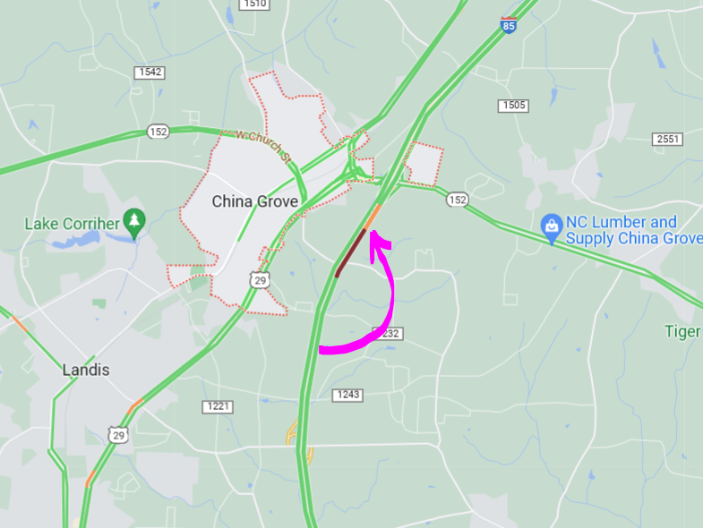 Clt_TrafficGuy's tweet photo. 💢TraffiCast™
I-85 Nb near #ChinaGrove, @TrafficTeam9 tells me there's a wreck near NC 152, mm 68.
#CltTraffic #RowanCo #Clt #NC #SC https://t.co/r3pzWYShBw