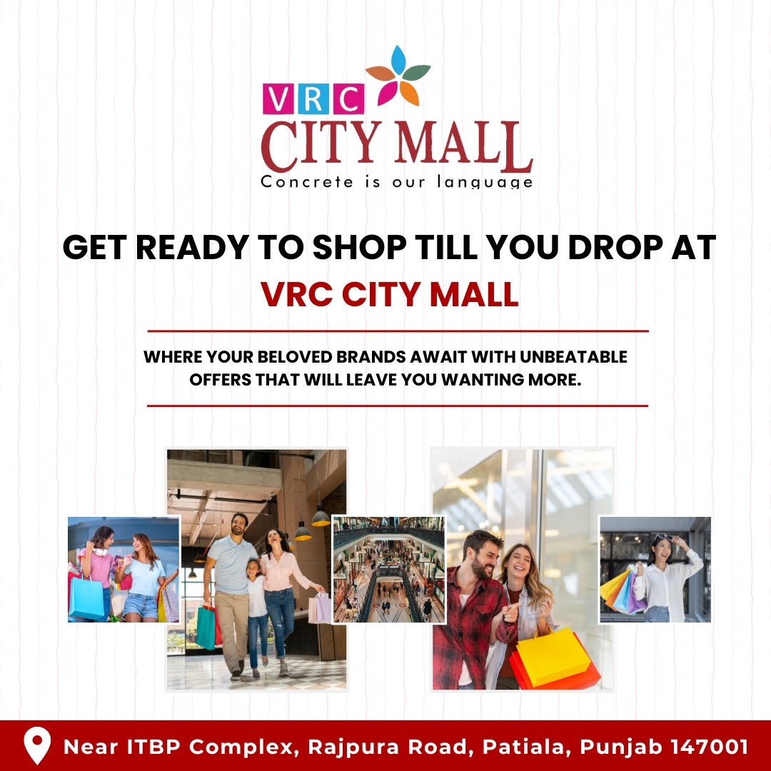 vrccitymall's tweet photo. Get ready to shop till you drop at VRC City Mall! 🛒🎉🛍️  

Discover a retail paradise with a diverse range of stores, fashion boutiques, and trendy eateries all under one roof. 

#VRCCityMall #VRCityMall #SpecialDiscounts #ShopMoreSpendLess #FashionForLess #UnforgettableShopping https://t.co/e4PXJ8S19x