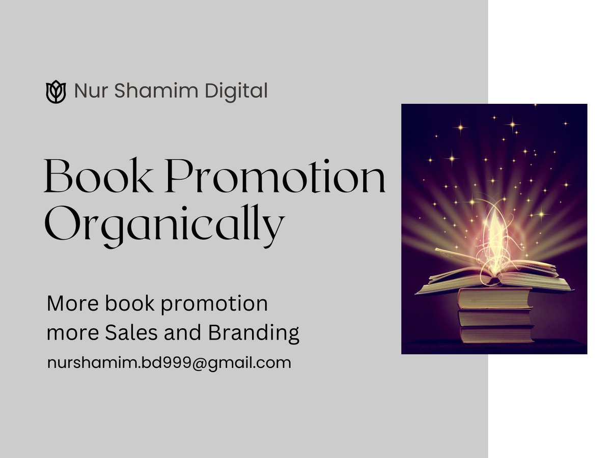 NurMarketer's tweet photo. 📖Organic Book Marketing on social media📔

Contact 🧿 nurshamim.bd999@gmail.com
WhatsApp https://t.co/sKakWgyUW5

👉Portfolio https://t.co/0XO0SSg3mU

#bookpromotion #authorcommunity #authors #amazonbooks #Trending #AmazonKDP #AmazonKindle https://t.co/sPLDHvLklO