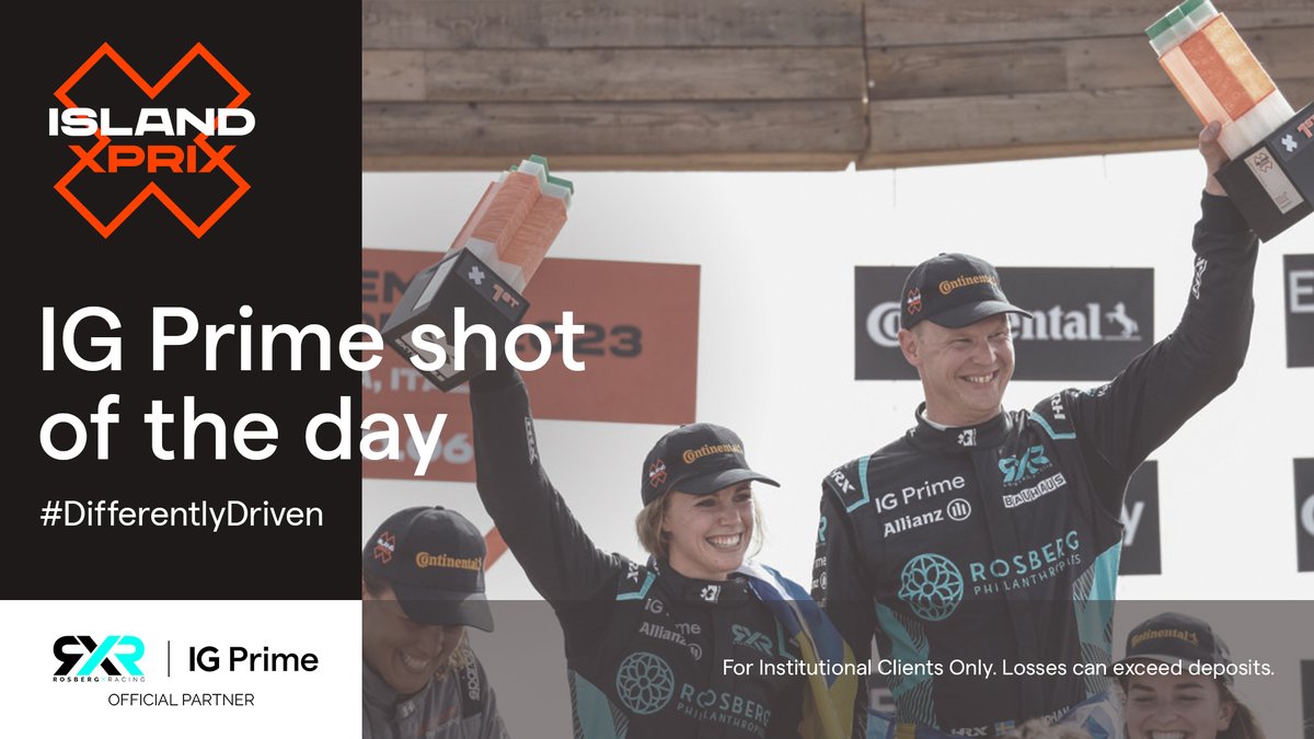 WINNERS! Our partner, @rosbergxracing took the win this past weekend at the Island X Prix in Sardinia, Italy. Here’s our IG Prime Shot of the Day. #DifferentlyDriven
