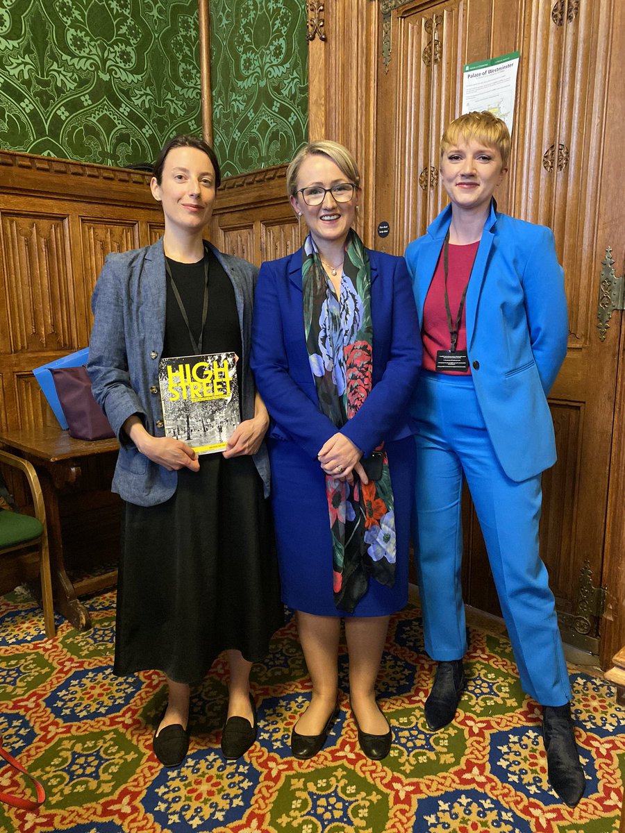 LucyUrbanDesign's tweet photo. @Victoria_Payne and I were delighted to present our #highstreet research and recommendations in the @HouseofCommons yesterday to the All Party Parliamentary Group for Conservation, Places &amp; People and @RLong_Bailey. Thanks for the invitation @IHBCtweet and #jamesgrundymp https://t.co/IkoH8nuJmh