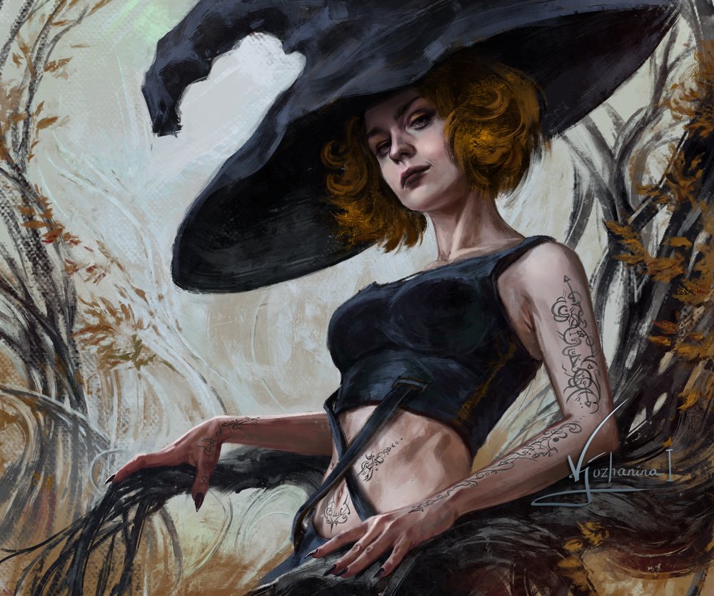 #PortfolioDay2023 are we still rolling? 🧐

Hi, I'm Inna and I paint witches in oversized hats 🧙‍♀️