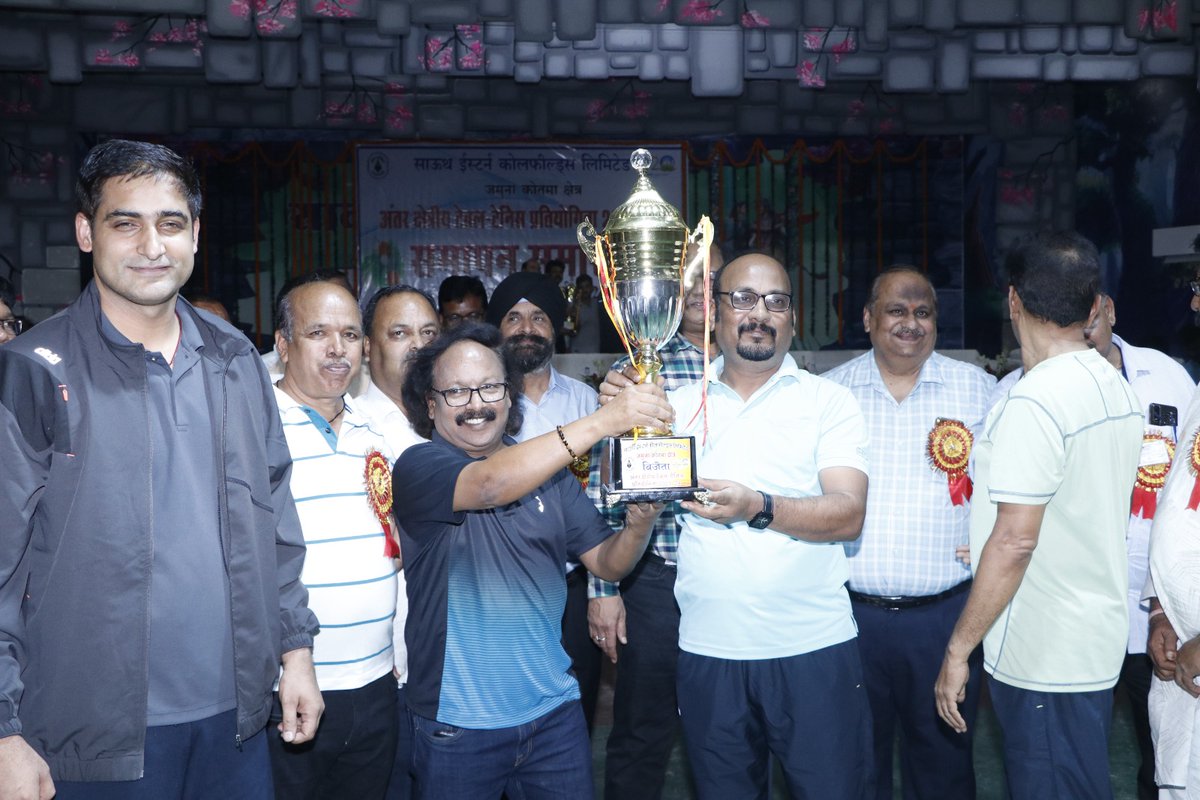 secl_cil's tweet photo. SECL Inter-Area Table Tennis Competition for the year 23-24 held at SECL Jamuna-Kotma Area, concluded on 12.07.2023. SECL HQ emerged as the winner and Bishrampur area was the runner-up in this competition. @JoshiPralhad @CoalMinistry @CoalIndiaHQ #teamsecl #sportsatwork https://t.co/wIRXx7u2RU