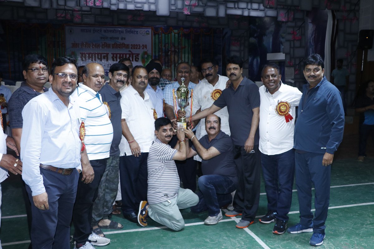 secl_cil's tweet photo. SECL Inter-Area Table Tennis Competition for the year 23-24 held at SECL Jamuna-Kotma Area, concluded on 12.07.2023. SECL HQ emerged as the winner and Bishrampur area was the runner-up in this competition. @JoshiPralhad @CoalMinistry @CoalIndiaHQ #teamsecl #sportsatwork https://t.co/wIRXx7u2RU