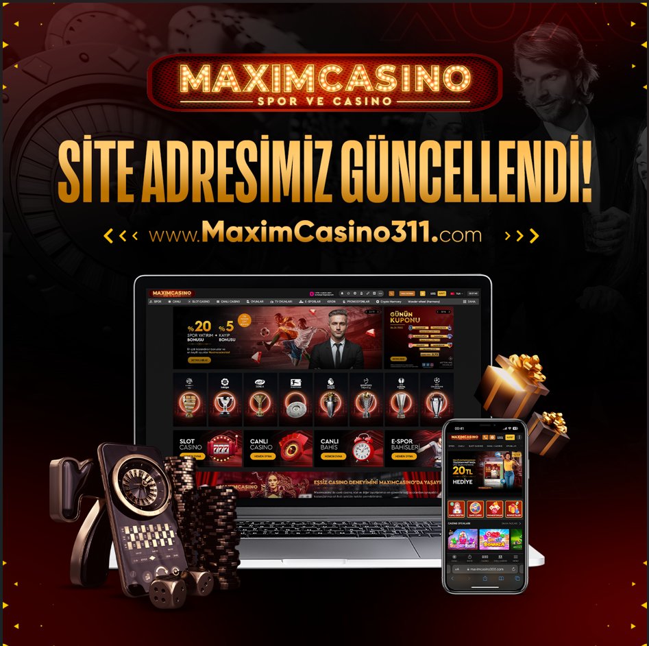 Maximsosyal's tweet photo. ✅ADRESİMİZ GÜNCELLENDİ! 

🌐Güncel adresimiz https://t.co/JEqRWYuVEe olarak güncellenmiştir.

 ✔️Kazandıran adres #Maximcasino bol şanslar diler! 🎁

 💯Bir sonraki güncel adreslerimiz:
➡️
https://t.co/wezkA9AvG5
https://t.co/KU6TlPBrV5

 Lisanslı Bahis Sitesi✔️

👉🐦📷💬 https://t.co/WVXVAY2oIS