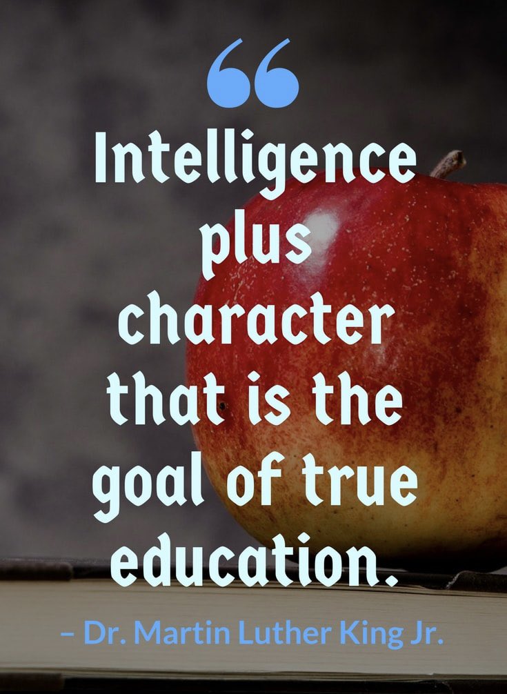 Intelligence plus character that is the goal of true education.
#education #teacher #leadership #sped #autism #teachertwitter #twitteredu