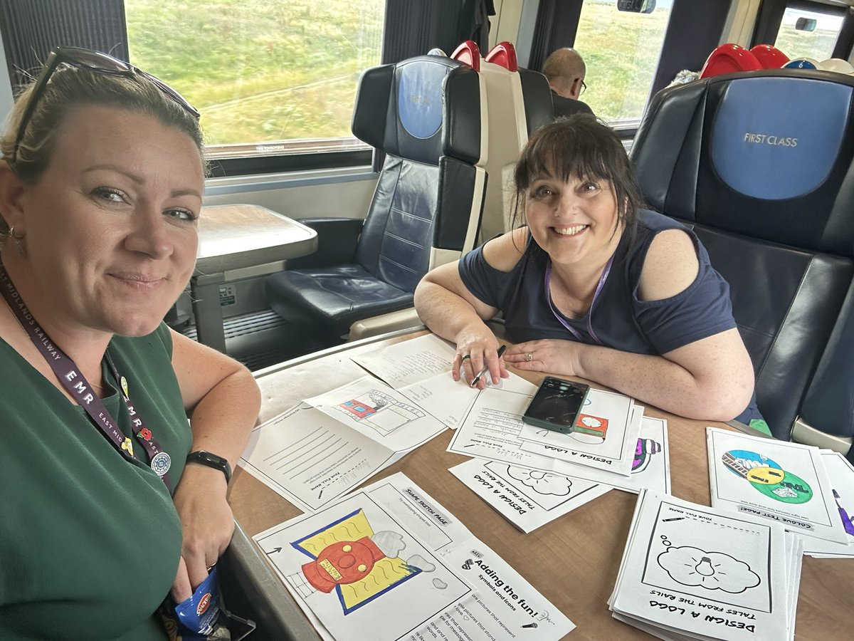 Kaye Robinson (@_kaye_r) on Twitter photo A great trip to London this morning with <a href="/PenistoneLine/">Penistone Line Partnership</a>, now going through all the suggested logos for their fantastic Tales to Rails project #communityrail A great trip to London this morning with <a href="/PenistoneLine/">Penistone Line Partnership</a>, now going through all the suggested logos for their fantastic Tales to Rails project #communityrail