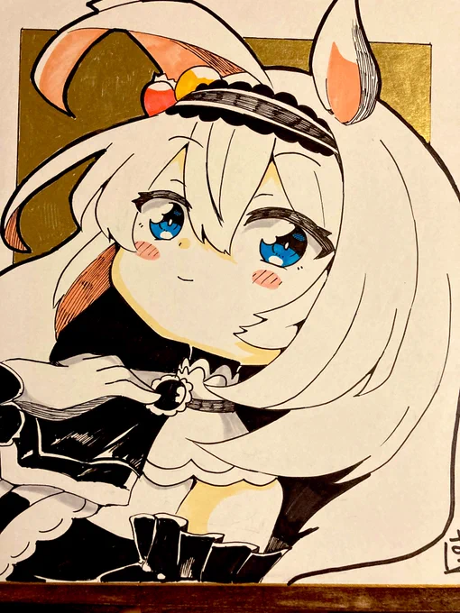 ブルボン色紙!!!!  #ウマ娘