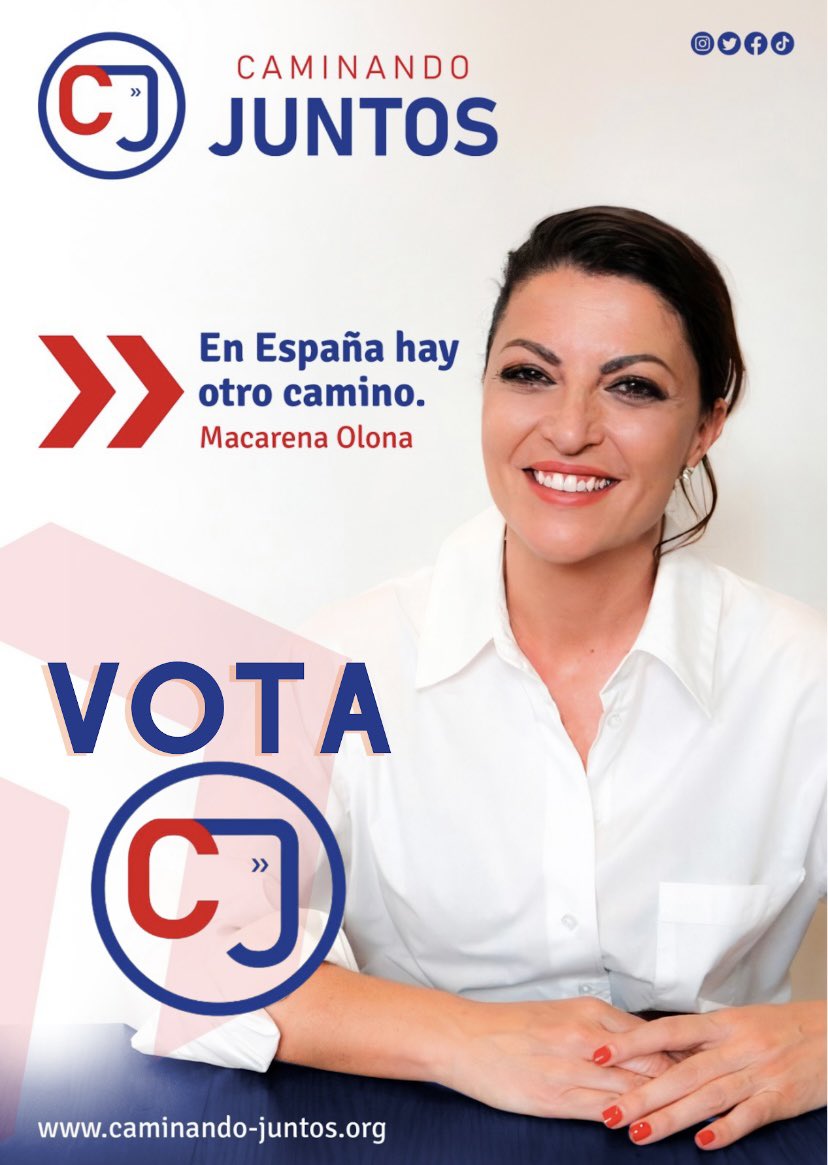 Otra forma de hacer política es posible. No hacen falta extremos, en @C_JEspana cabemos todos. #23J tú decides <a href="/Macarena_Olona/">Macarena Olona</a> y todos los candidatos de #CaminandoJuntos al servicio de las personas.