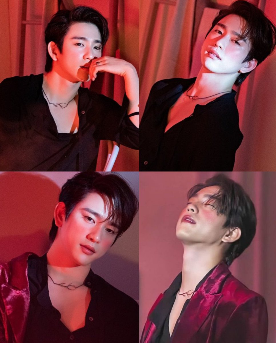 softnyeongie's tweet image. jinyoung looking so fine !!