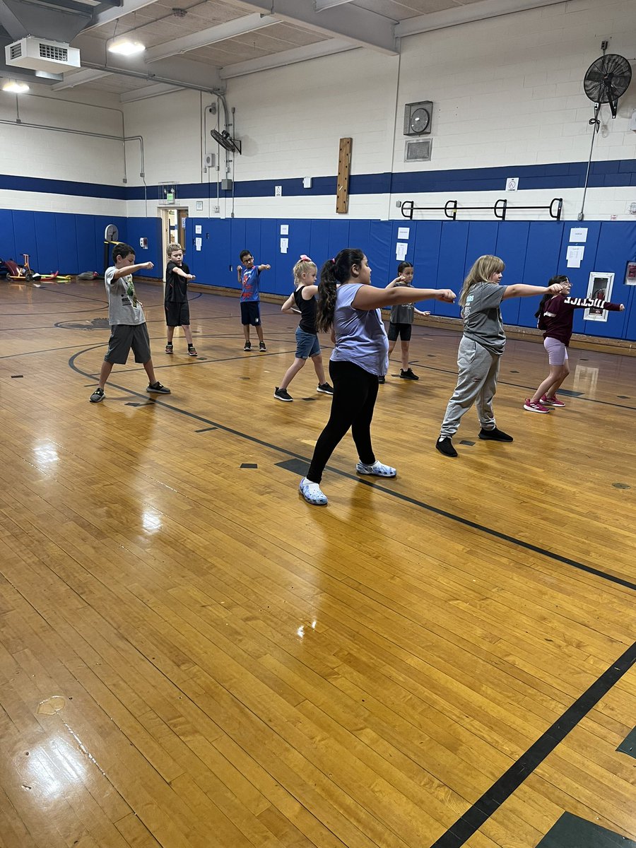 MissVsDreamers's tweet photo. Yesterday, my ESY students learned some karate and were doing an excellent job!  Thank you Sensei Baccarella! @Ms_Bacc_RHS https://t.co/Bdbr2vZCFY