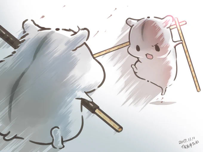#見た人は無言で躍動感を魅せる