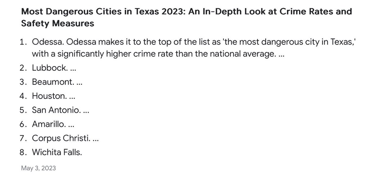 @GregAbbott_TX Is this just politics or will they also assist the fifteen Texas cities with higher crime rates than Austin?