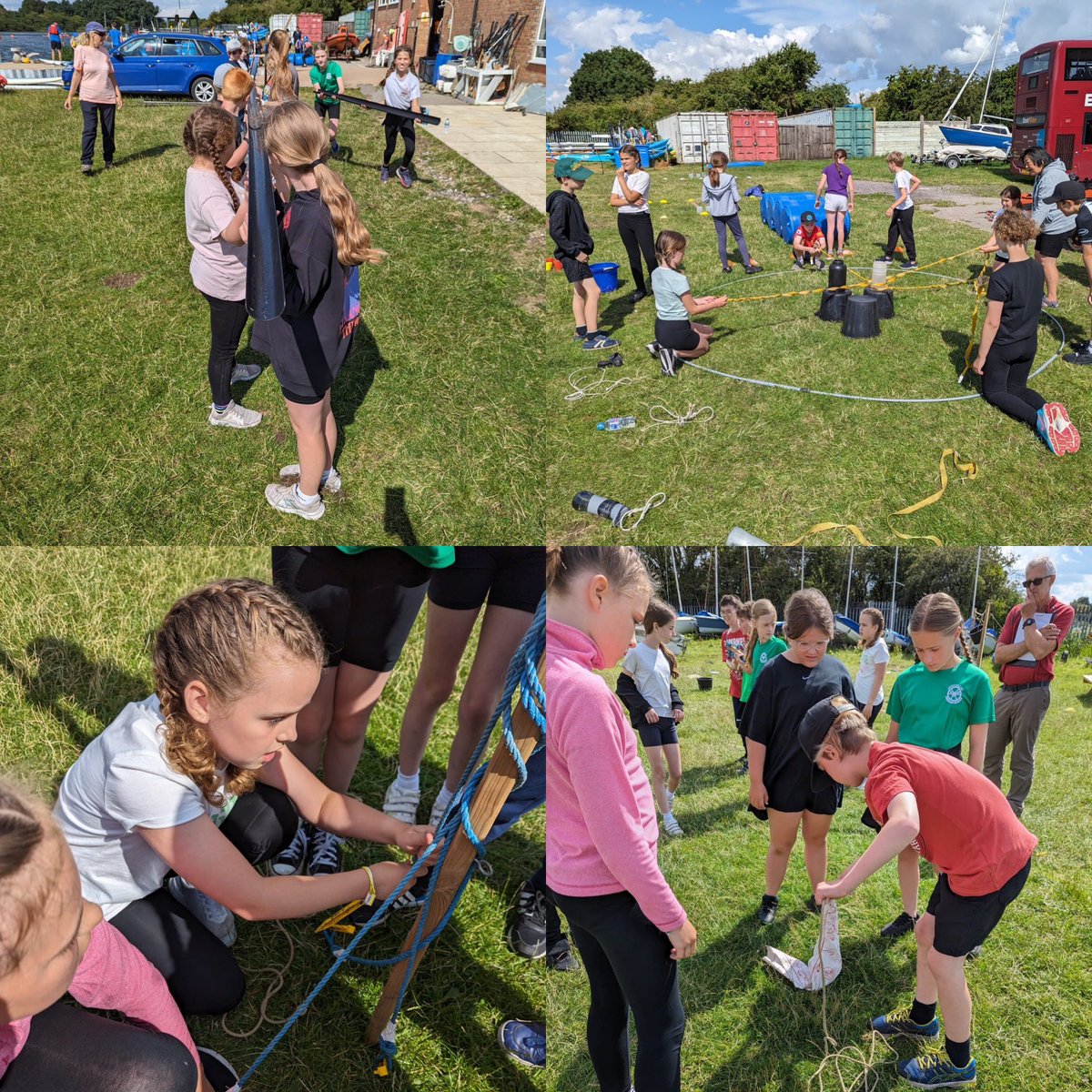 Acreheads7ST's tweet photo. Year 5 are having a great day at @WeltonwatersAC raft building, kayaking, team building so far #acreheads #schooltrip #year5 #teamwork #resilience #belief #determination https://t.co/3sY4yRFeMC