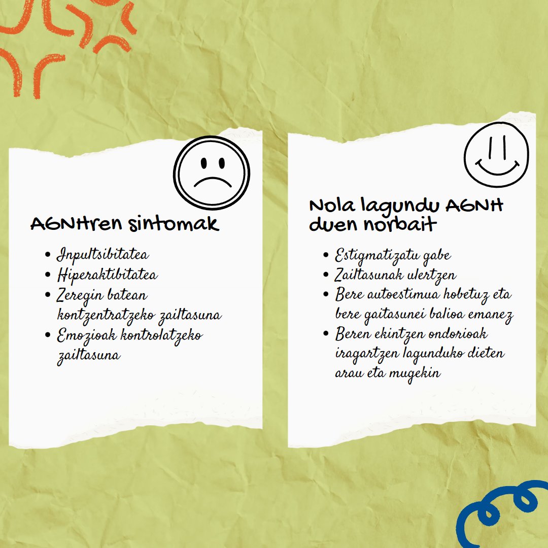 👉Garrantzitsua da AGNHren sintomak detektatzea, baina garrantzitsuagoa da AGNH duen norbaiti nola lagundu jakitea.

🫂Gogoratu, estigmatizatu gabe, entzuten eta enpatiaz errazagoa da.