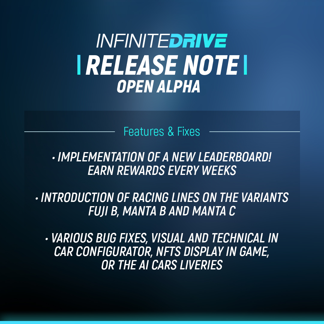 Infinite Drive tweet media