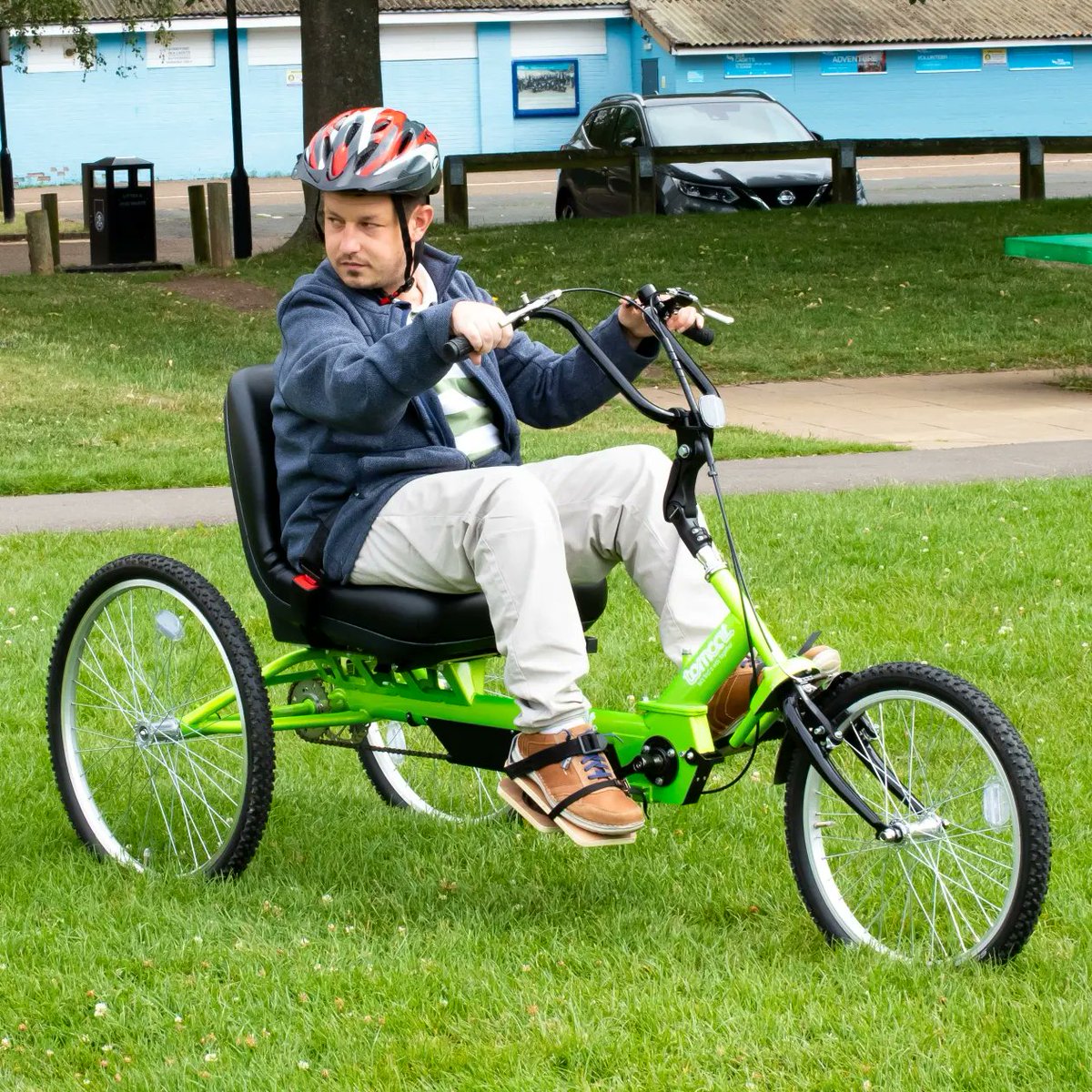 Our latest #movingstories feature is out, and this week we shine a Iight on Connagh and the <a href="/HofEMencap/">Heart of England Mencap</a> #CycAbility group. Read the full story here: thinkactive.org/story/cycling-… 
Connagh talks openly about living with a #disability - We helped fund a specialist trike for the group.