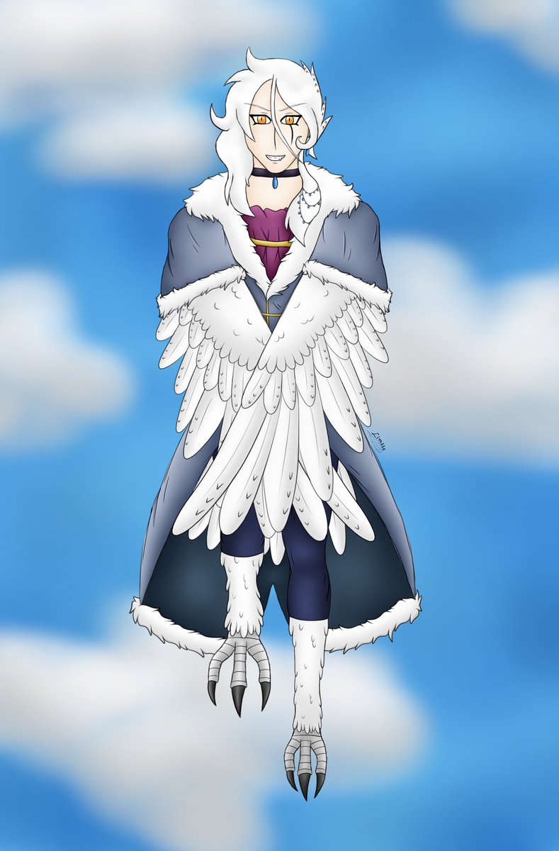 TheLimsse's tweet photo. Revanche pour @soraasters qui m’a fait un superbe Erloss !
Voici son OC Vitaly, un homme harpie que j’avais déjà dessiné en chibi et que je voulais refaire en taille réelle 💕 https://t.co/ZyhnkyGWrP