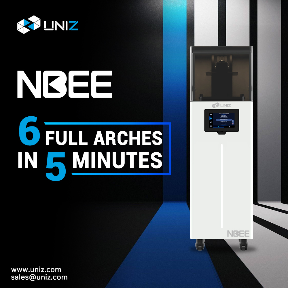 UNIZTechnology's tweet photo. 🌟WORLD’S FASTEST 3D PRINTER⚡️
Revolutionize your dental practice with the NBEE
Time saving and productivity have never been more accessible.
🌐learn more: https://t.co/Qj7aOtQHdX
✅contact us: sales@uniz.com
#NBEE #UNIZ #dentists #fastest3dprinter #digitaldentisty #3dprinter https://t.co/NqLmmc5Fu0
